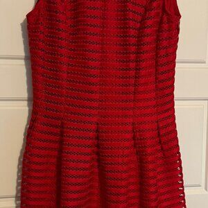 Red Short Sleeve LuLus Brand Dress